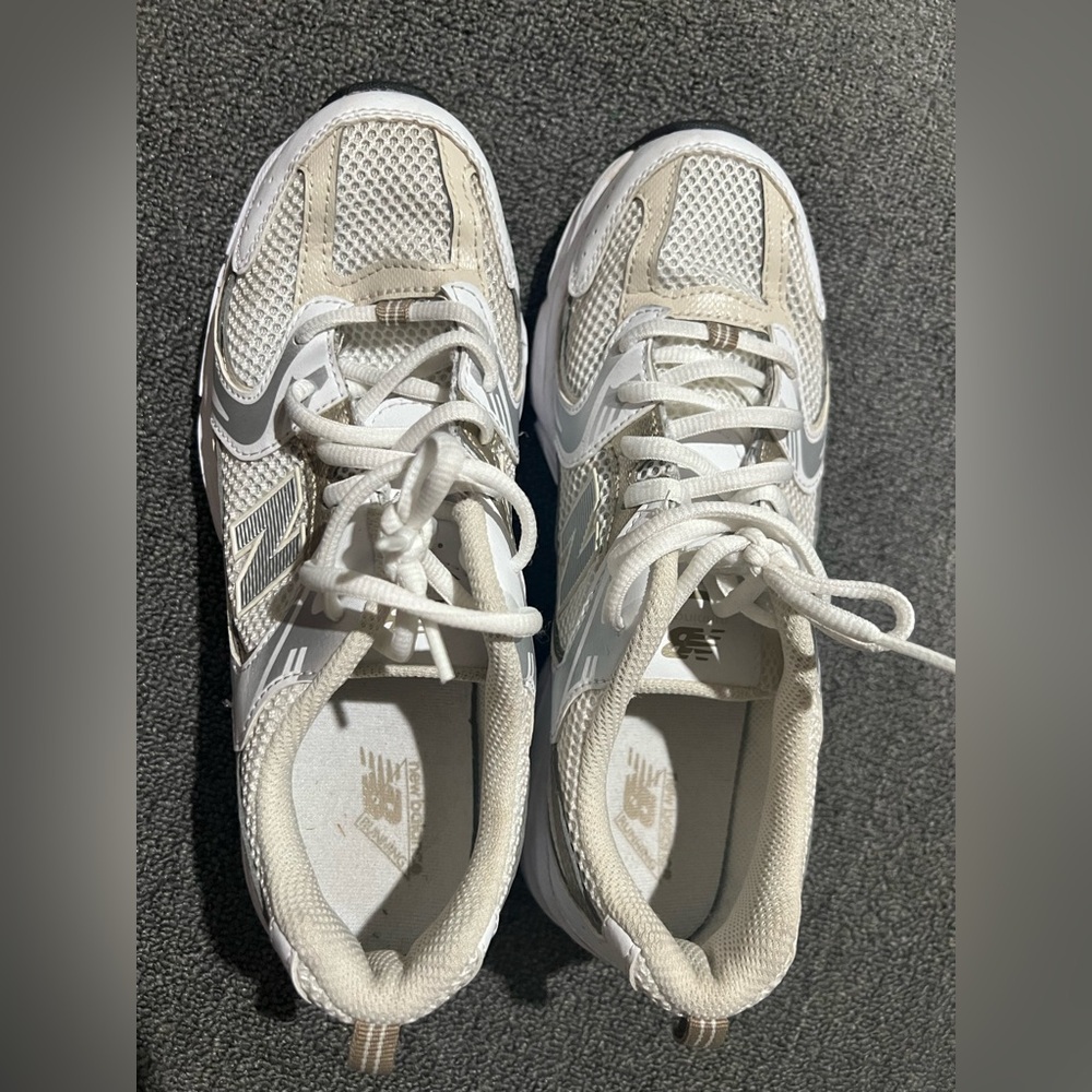 New Balance Kids Sneakers - White and Cream